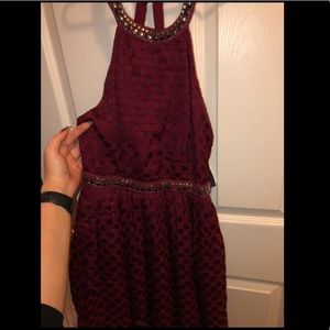 Maroon dress